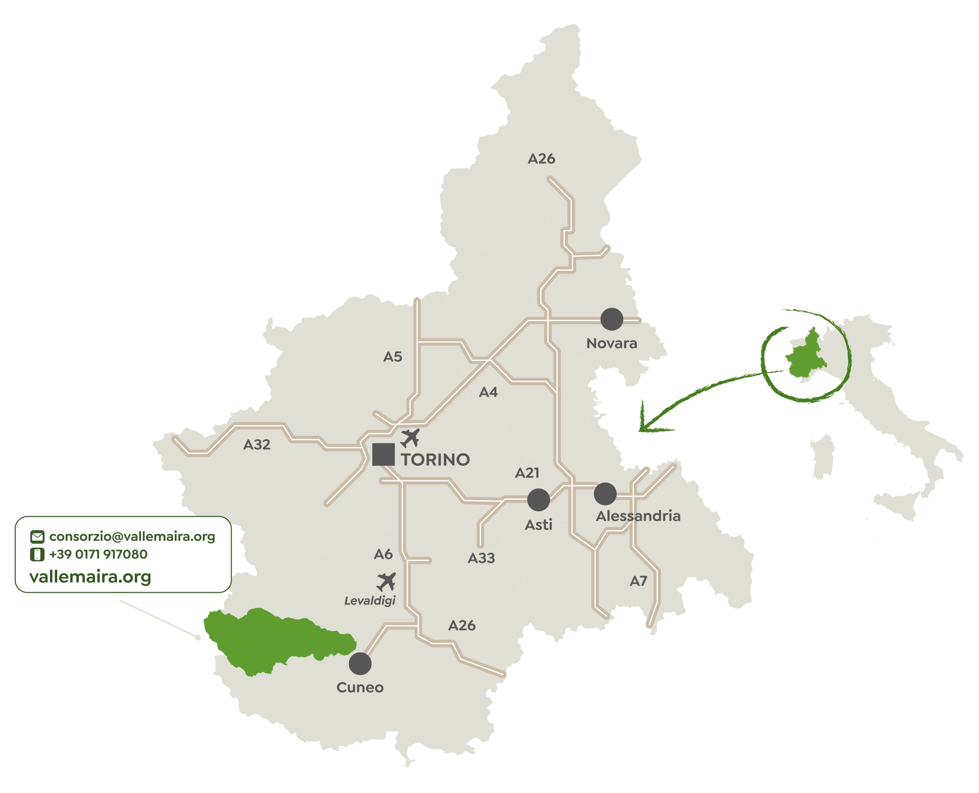 Come raggiungere la valle