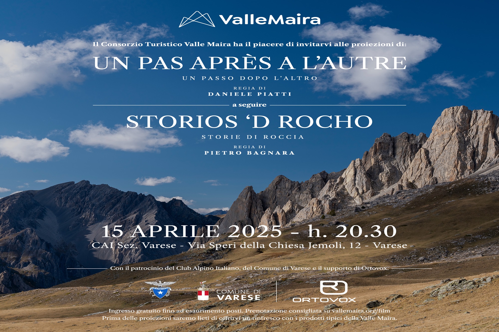 Il Cai di Varese racconta la Valle Maira, una nuova meta per il turismo slow