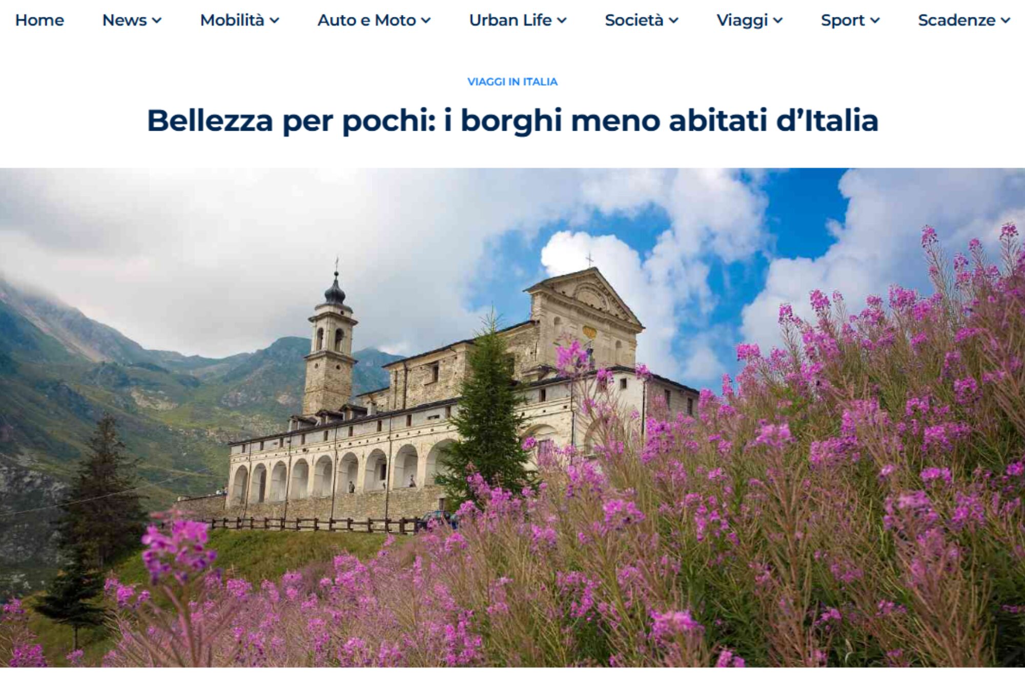 Bellezza per pochi: i borghi meno abitati d’Italia