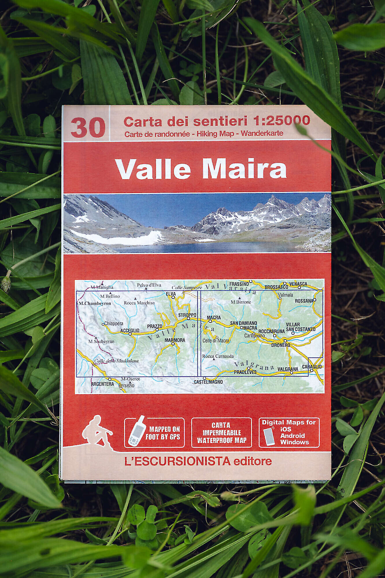 Carta dei sentieri Valle Maira