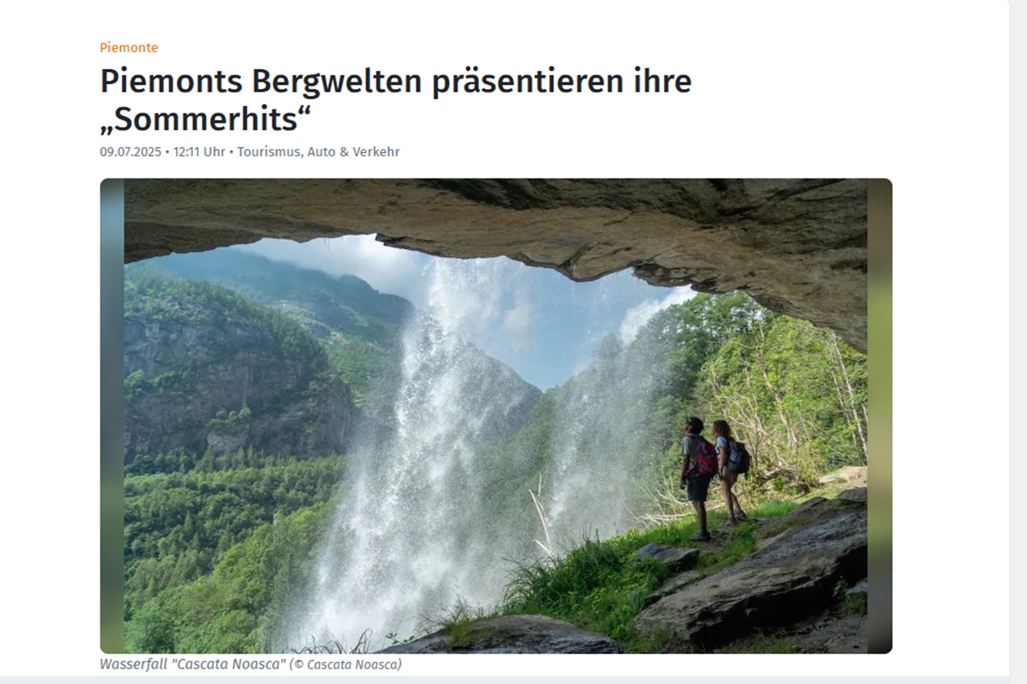 Piemonts Bergwelten präsentieren ihre „Sommerhits“