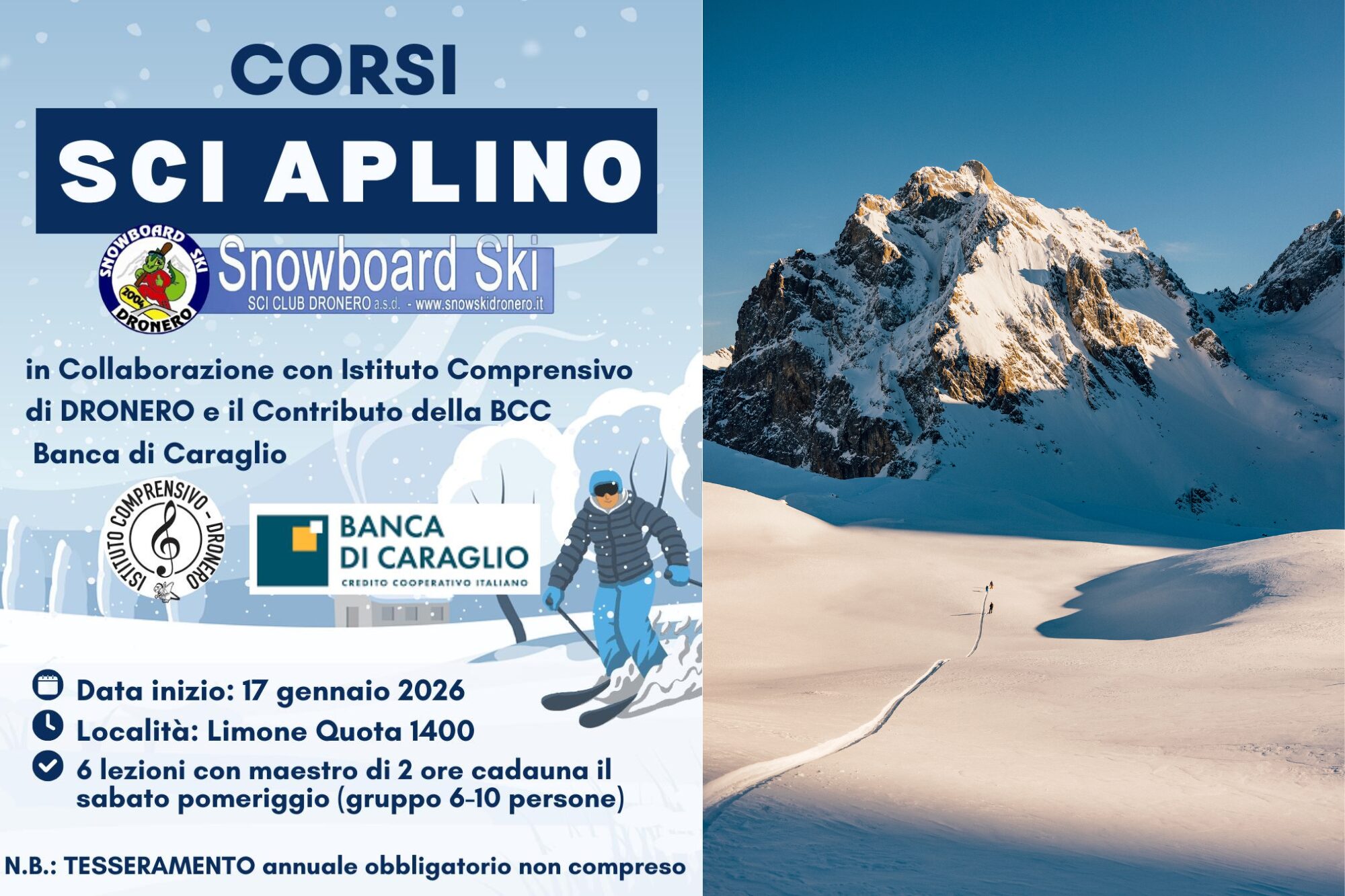 INAUGURAZIONE SNOWBOARD SKY DRONERO
