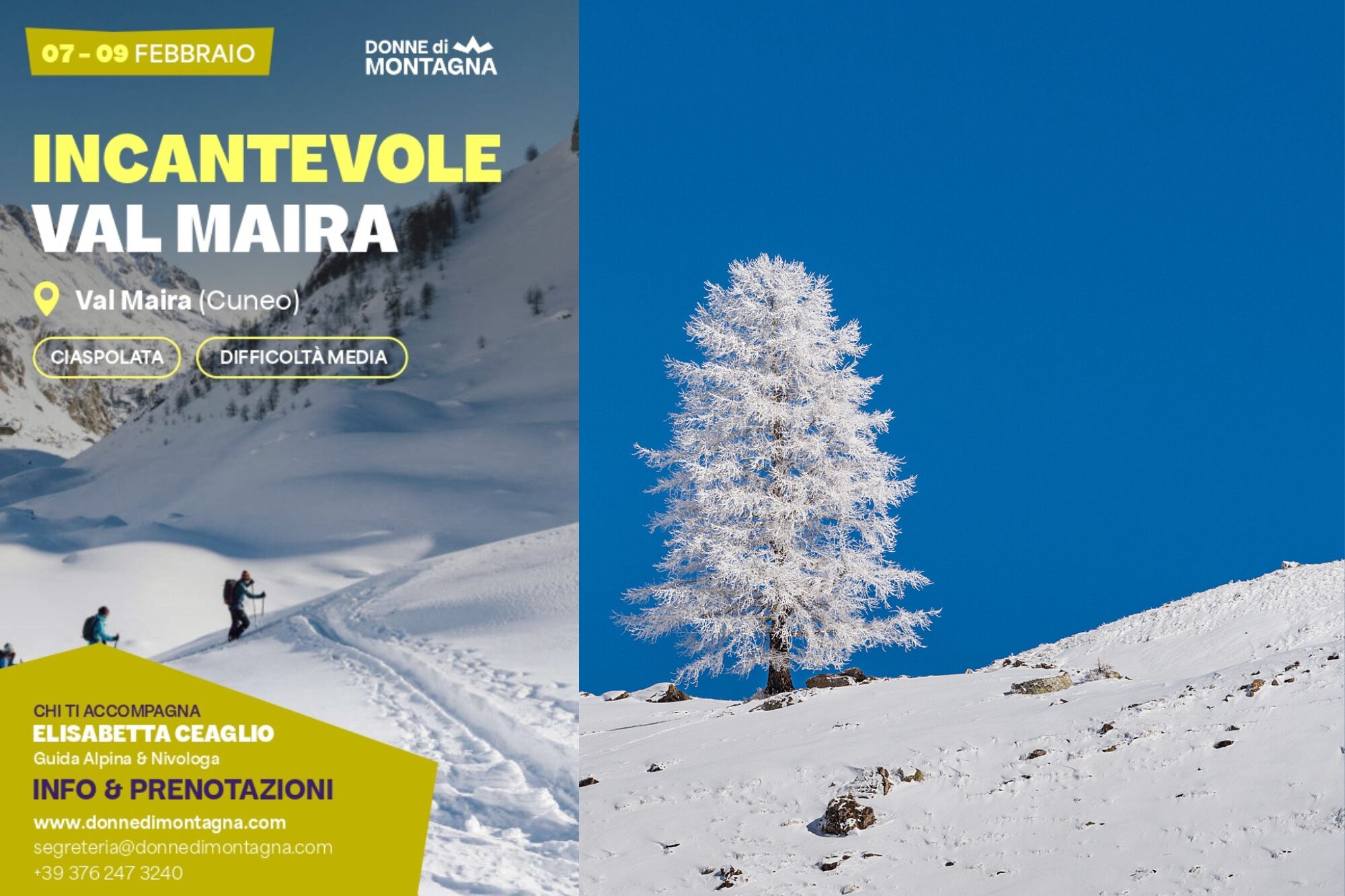 INCANTEVOLE VALLE MAIRA – Ciaspolata di più giorni