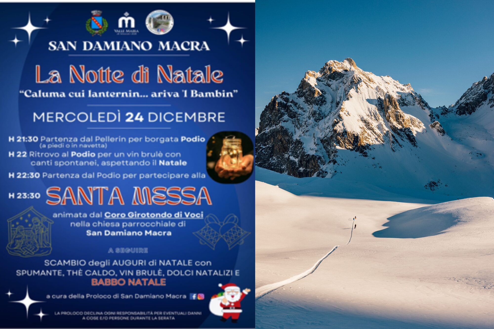 NOTTE DI NATALE – San Damiano Macra