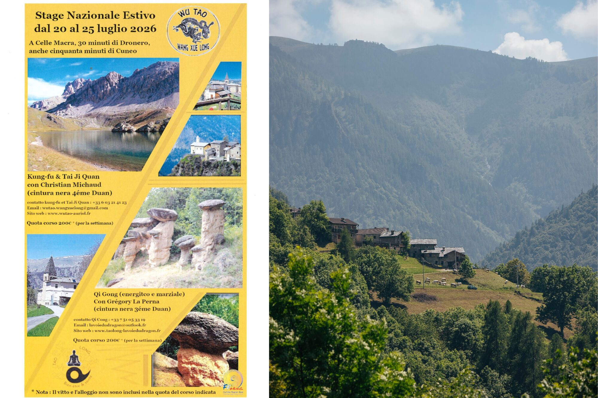 Stage d&rsquo;été Kung Fu & Tai Chi Quan