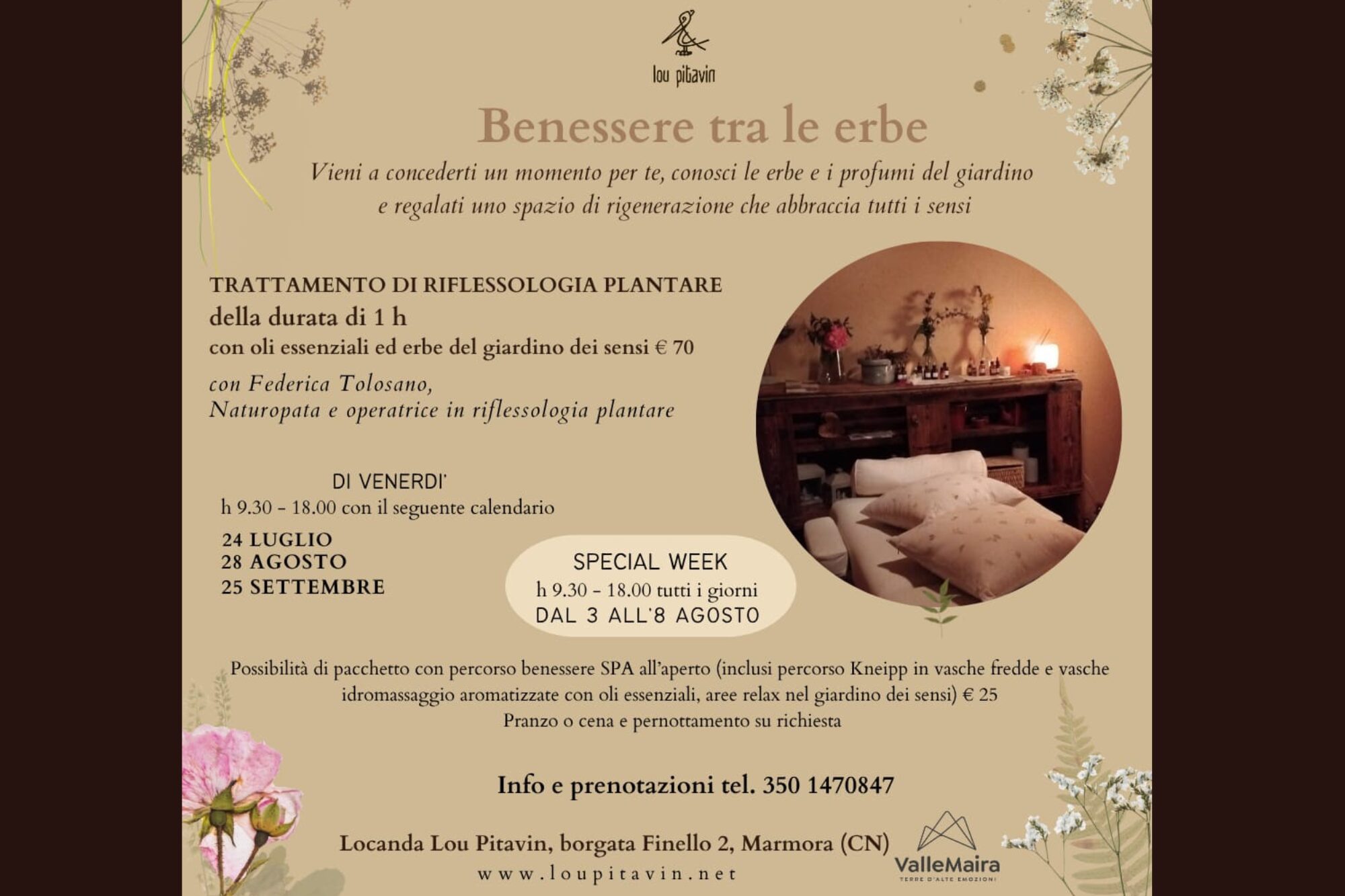 Benessere tra le erbe