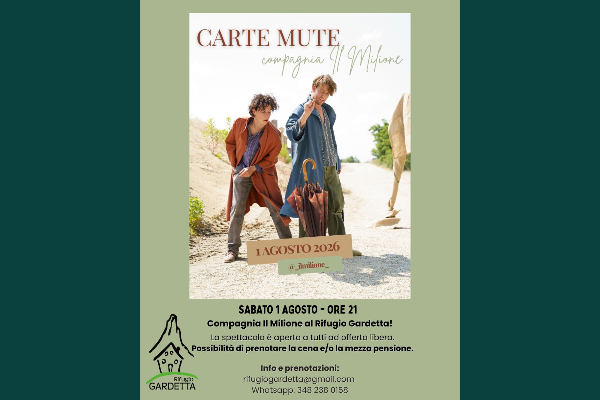 Carte Mute – Compagnia Il Milione