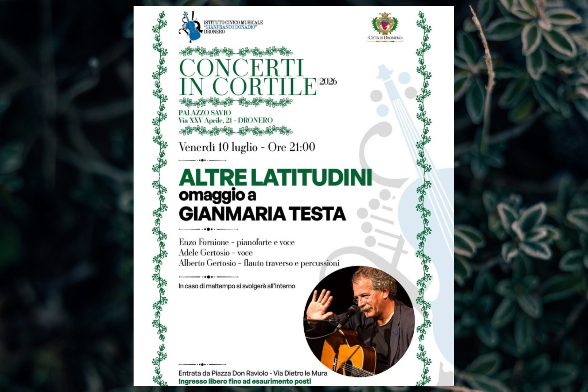 Concerts en plein air