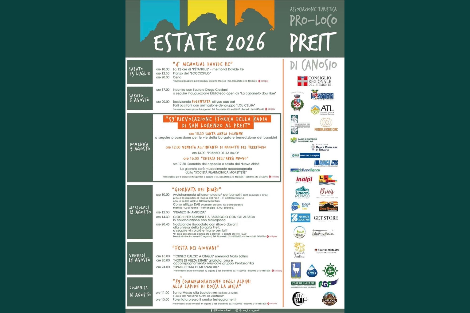 Estate al Preit 2026