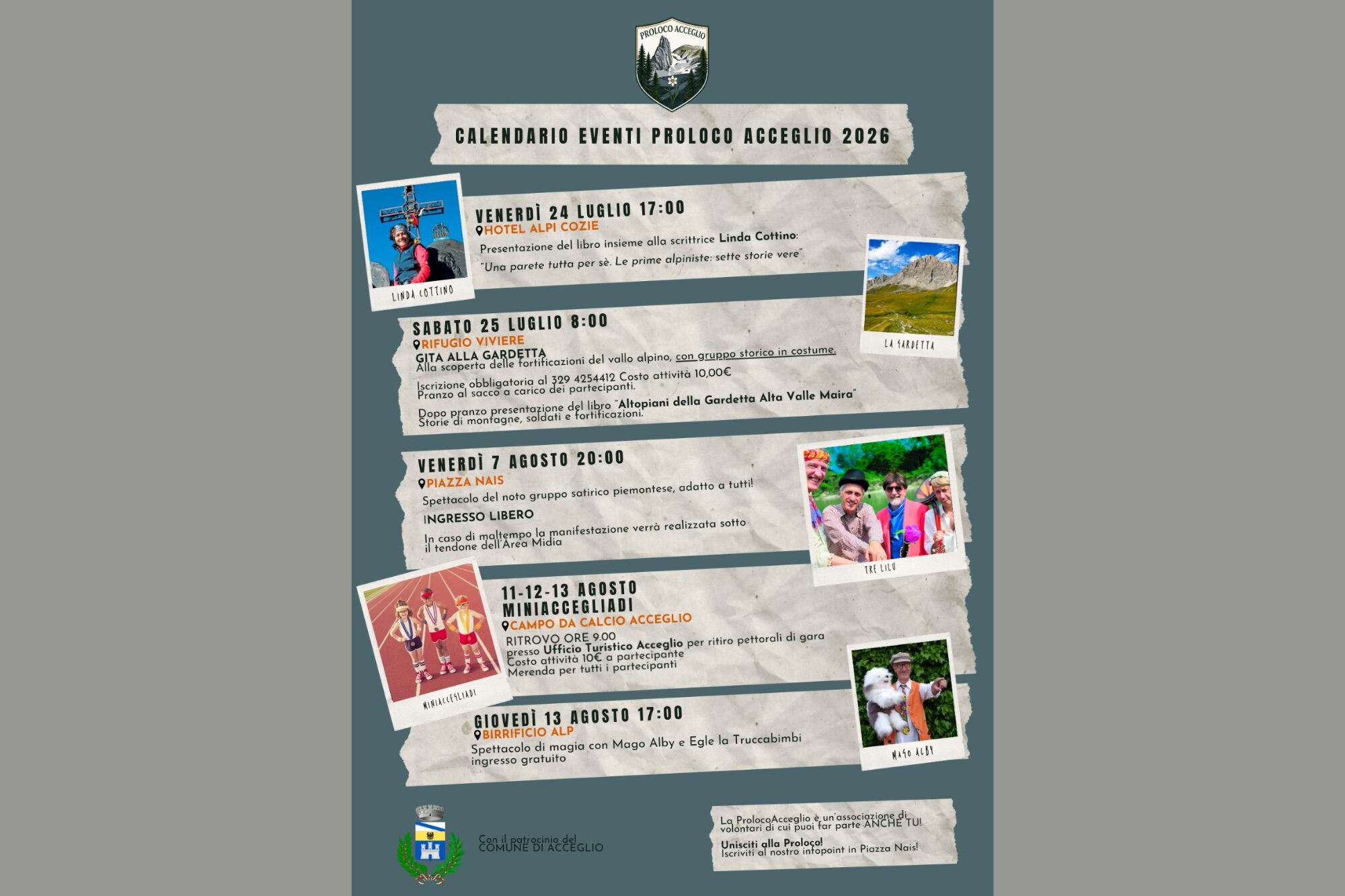 Acceglio Events 2026
