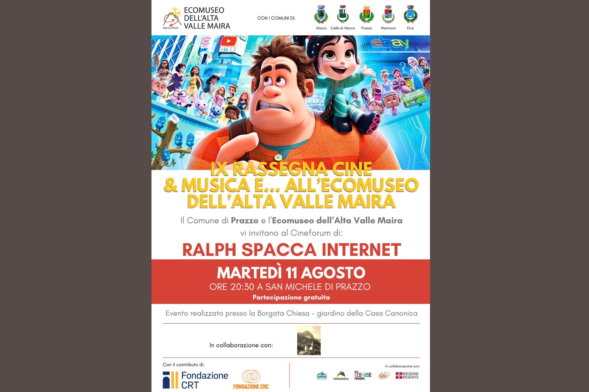 Cineforum für Kinder und Familien „RALPH REICHTS 2: CHAOS IM NETZ“