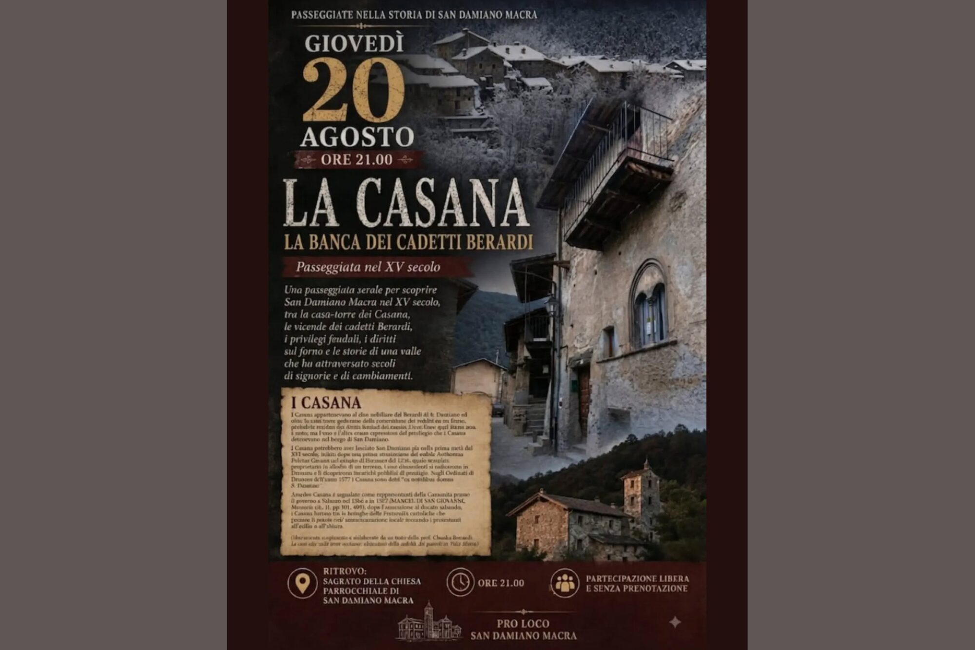 La Casana – La Banca dei Cadetti Berardi