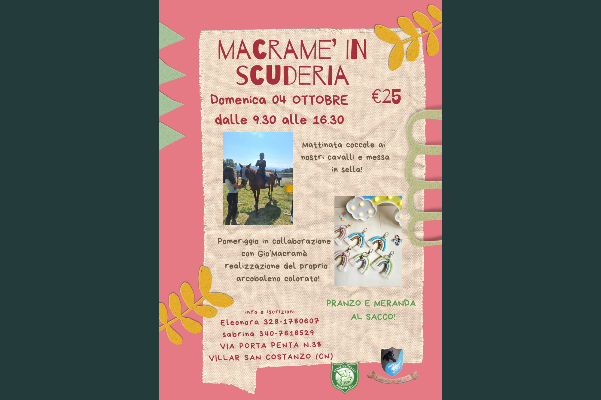 Macramè in Scuderia