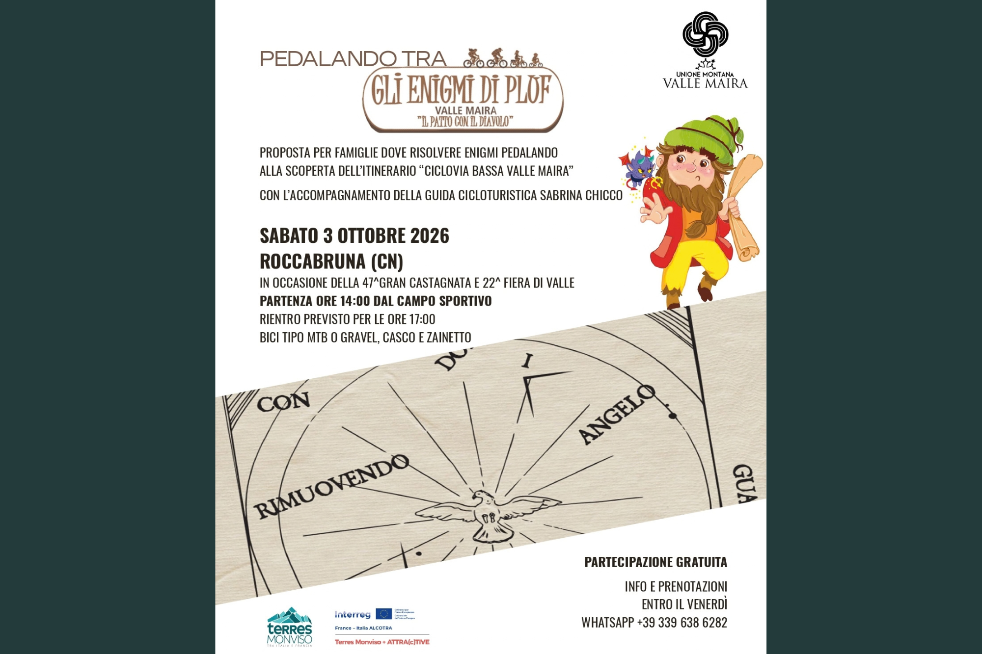 Pedalando tra gli enigmi di Pluf