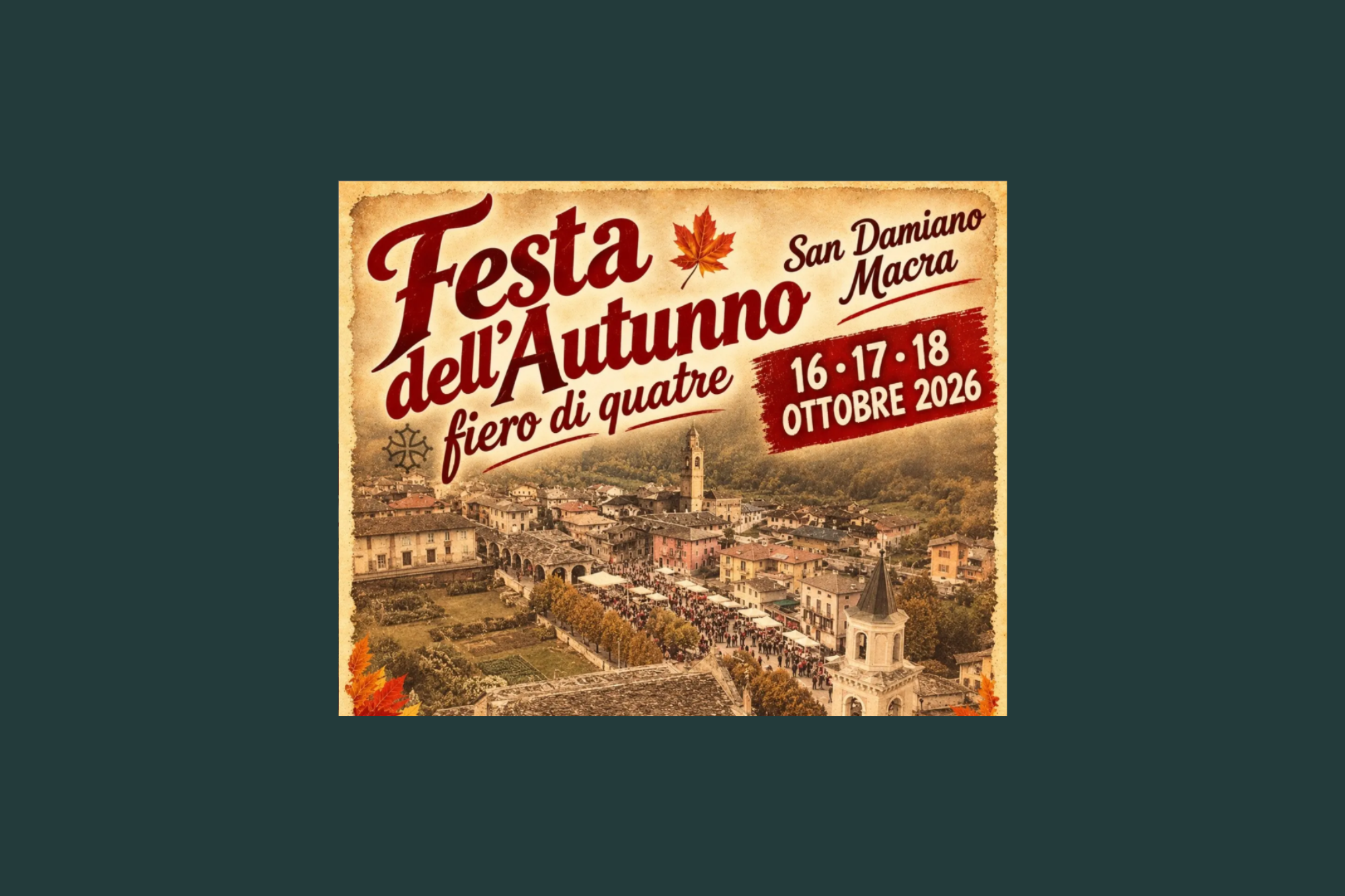 XXXIX FESTA dell’AUTUNNO  “Fiero di Quatre”