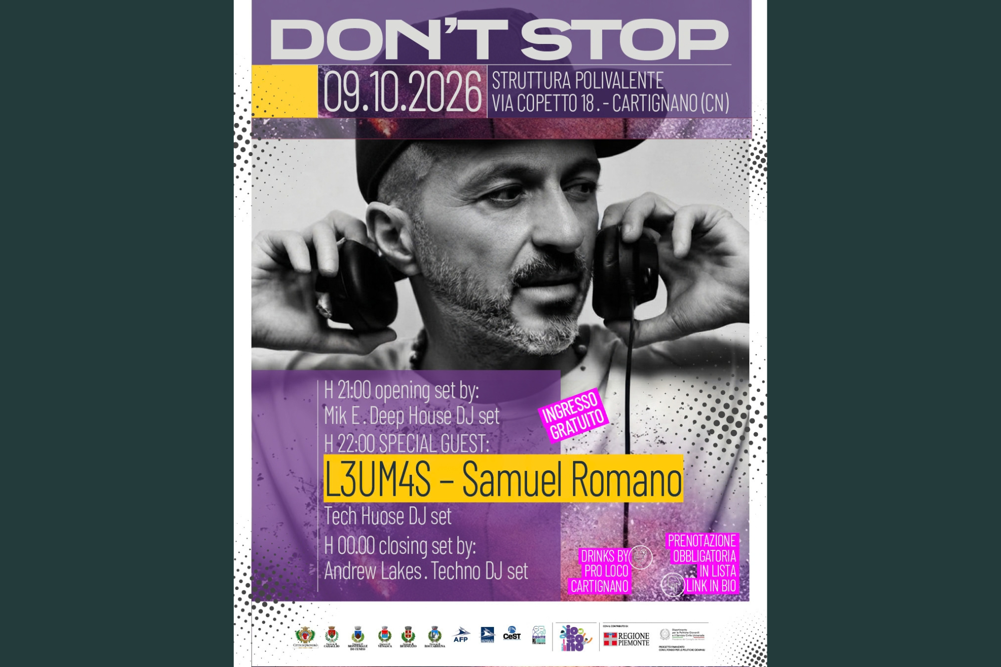DON’T STOP: Samuel Romano (L3UM4S)