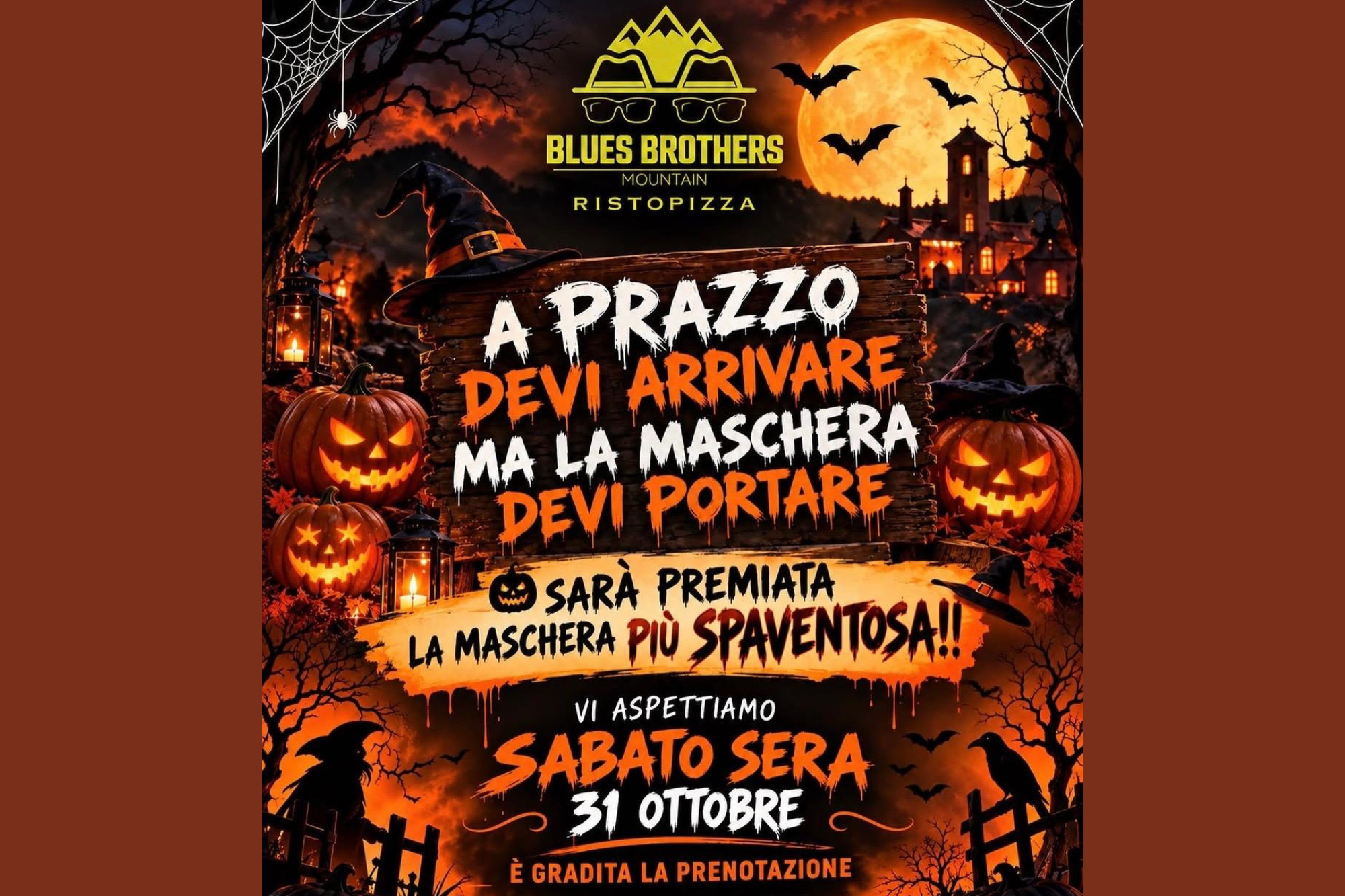 Notte da Tenebre a Prazzo – Festa di Halloween al Blues Brothers